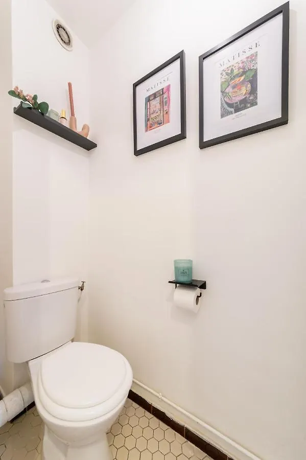 Apartment Bel Appartement 6 Pers Bord Canal De L'Ourcq La Villette-Parking Paris France